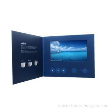 TFT LCD video card for invitation/promotion/advertising wit